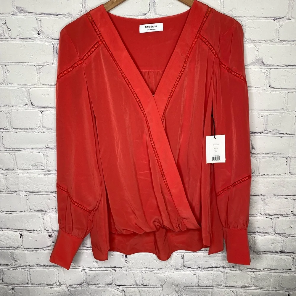 Bailey 44 Corinne Surplice Wrap Top - Picture 3 of 10